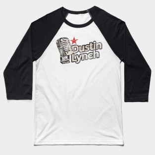 Dustin Lynch - Vintage Microphone Baseball T-Shirt